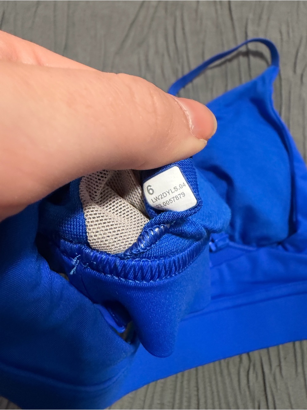 lululemon athletica Bright Blue Triangle Bralette - Picture 4 of 4
